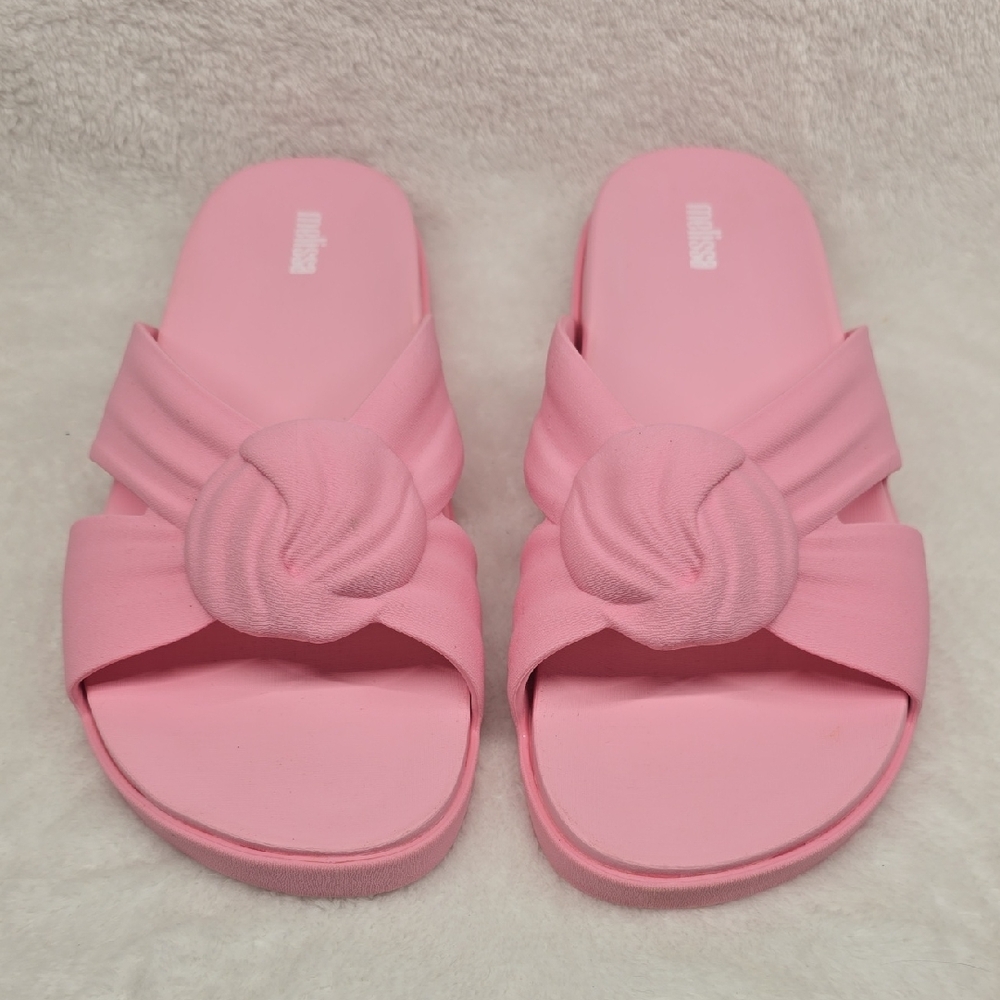 Melissa Blush Pink Women's Knotted Slide Sandals